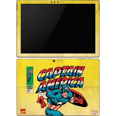 Marvel Classic Comics Captain America Surface Pro 6 Skin