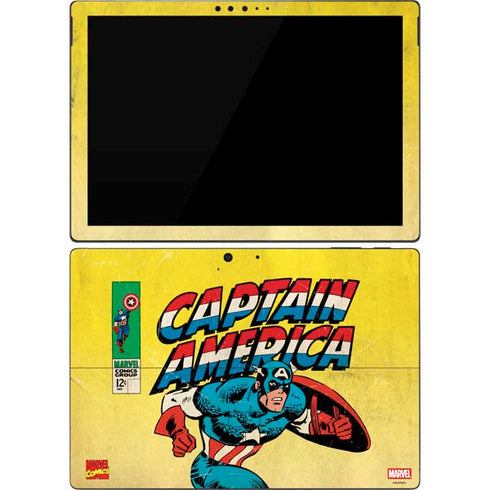 Marvel Classic Comics Captain America Surface Pro 7 Skin