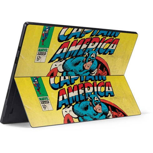 Marvel Classic Comics Captain America Surface Pro 7 Skin