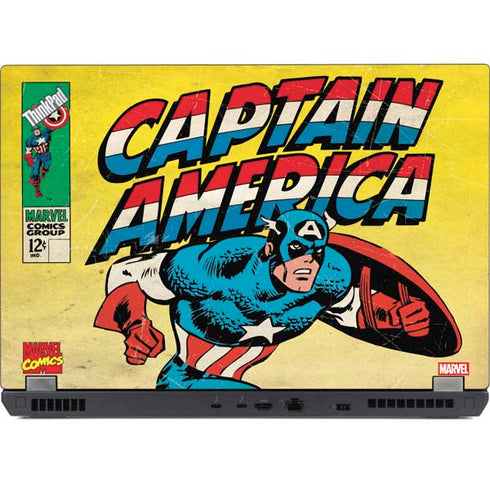 Marvel Classic Comics Captain America Lenovo ThinkPad Skin