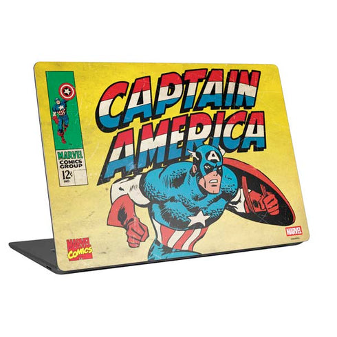 Marvel Classic Comics Captain America Universal Laptop 15in (12.2 x 8.8in) Skin