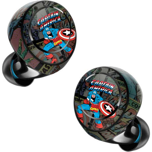 Marvel Classic Comics Captain America Vintage Amazon Echo Buds Skin