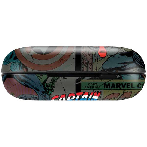Marvel Classic Comics Captain America Vintage Amazon Echo Buds Skin