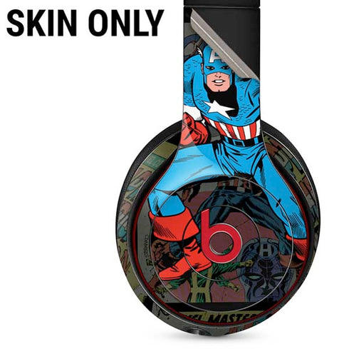 Marvel Classic Comics Captain America Vintage Beats Solo 3 Wireless Skin