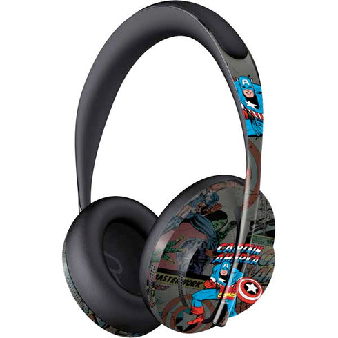 Marvel Classic Comics Captain America Vintage Bose Noise Cancelling Headphones 700 Skin