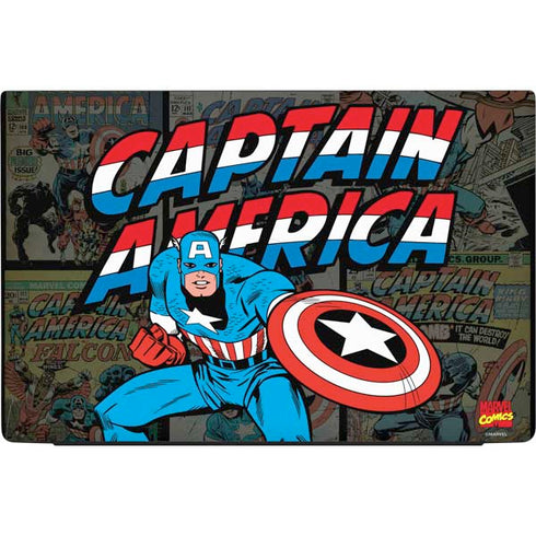 Marvel Classic Comics Captain America Vintage Dell Vostro Skin