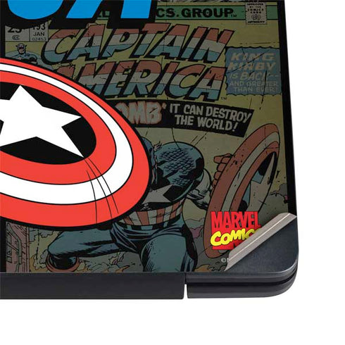 Marvel Classic Comics Captain America Vintage Dell Vostro Skin