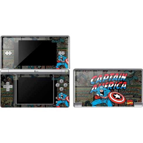 Marvel Classic Comics Captain America Vintage DS Lite Skin