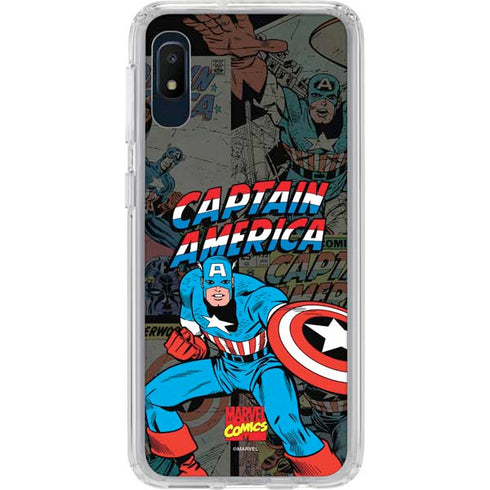 Marvel Classic Comics Captain America Vintage Galaxy Cases