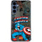Marvel Classic Comics Captain America Vintage Galaxy A55 5G Clear Case