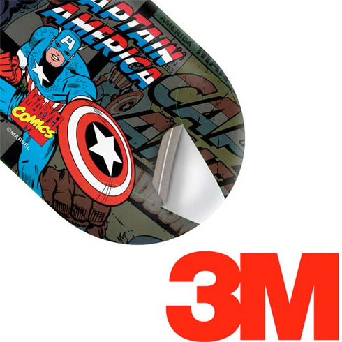 Marvel Classic Comics Captain America Vintage Galaxy Buds Plus Skin