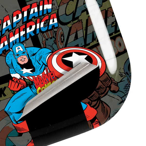 Marvel Classic Comics Captain America Vintage Galaxy Buds Pro Skin