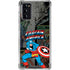 Marvel Classic Comics Captain America Vintage Galaxy Note20 5G Clear Case