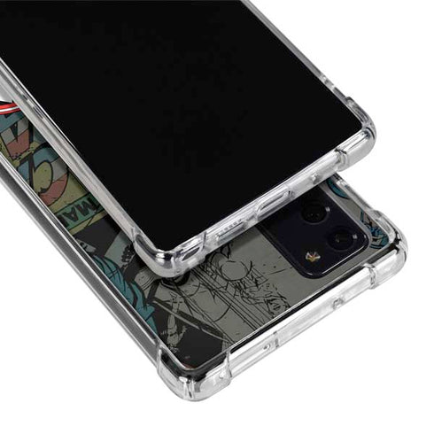 Marvel Classic Comics Captain America Vintage Galaxy Note20 5G Clear Case