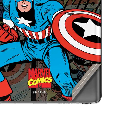 Marvel Classic Comics Captain America Vintage Galaxy Note20 5G Skin