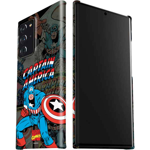 Marvel Classic Comics Captain America Vintage Galaxy Note20 Ultra 5G Lite Case
