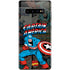 Marvel Classic Comics Captain America Vintage Galaxy S10 Plus Skin