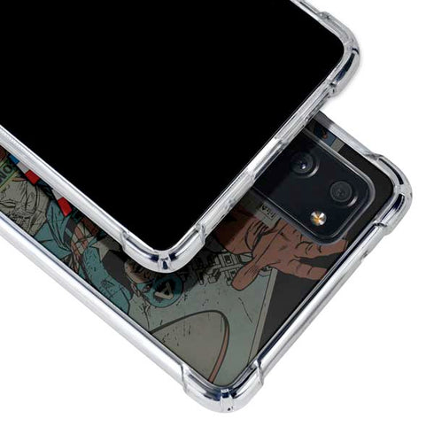 Marvel Classic Comics Captain America Vintage Galaxy S20 FE Clear Case