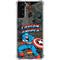 Marvel Classic Comics Captain America Vintage Galaxy S21 Plus 5G Clear Case
