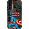 Marvel Classic Comics Captain America Vintage Galaxy S22 Plus Pro Case