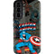 Marvel Classic Comics Captain America Vintage Galaxy S22 Pro Case