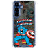 Marvel Classic Comics Captain America Vintage Galaxy S25 Clear Case