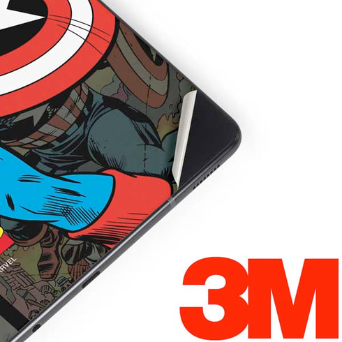 Marvel Classic Comics Captain America Vintage Samsung Galaxy Tab Skin