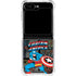 Marvel Classic Comics Captain America Vintage Galaxy Z Flip5 5G Clear Case