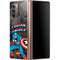 Marvel Classic Comics Captain America Vintage Galaxy Z Fold2 5G Skin
