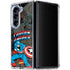 Marvel Classic Comics Captain America Vintage Galaxy Z Fold5 5G Clear Case