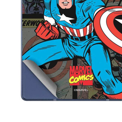 Marvel Classic Comics Captain America Vintage Galaxy Z Fold6 Skin