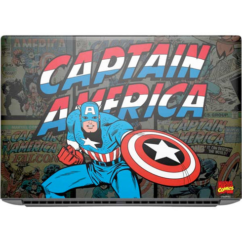 Marvel Classic Comics Captain America Vintage HP ZBook Fury 16 G10 Skin
