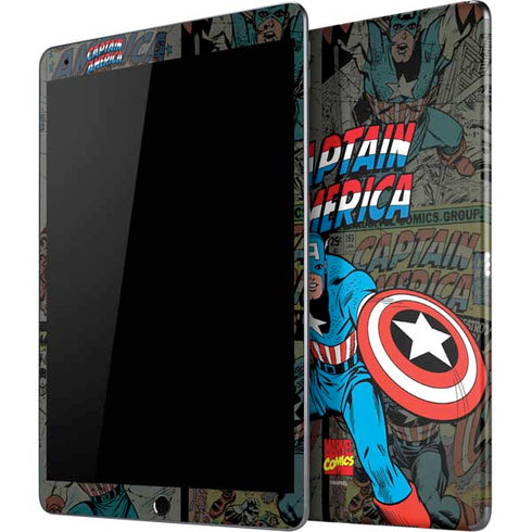 Marvel Classic Comics Captain America Vintage iPad Skins