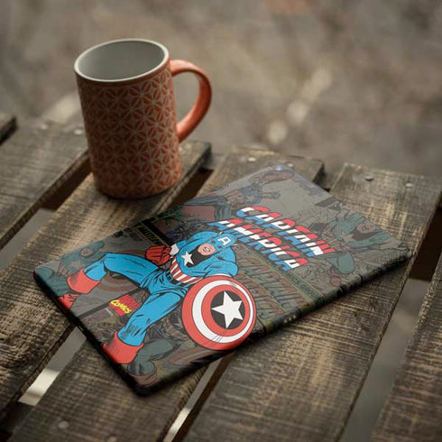 Marvel Classic Comics Captain America Vintage iPad Skins