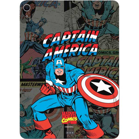 Marvel Classic Comics Captain America Vintage Apple iPad Air Skin