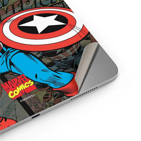 Marvel Classic Comics Captain America Vintage Apple iPad Air Skin