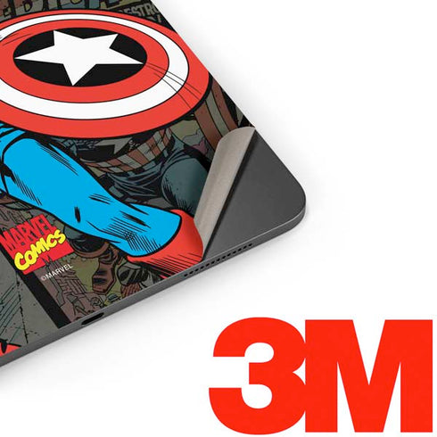 Marvel Classic Comics Captain America Vintage Apple iPad Pro Skin