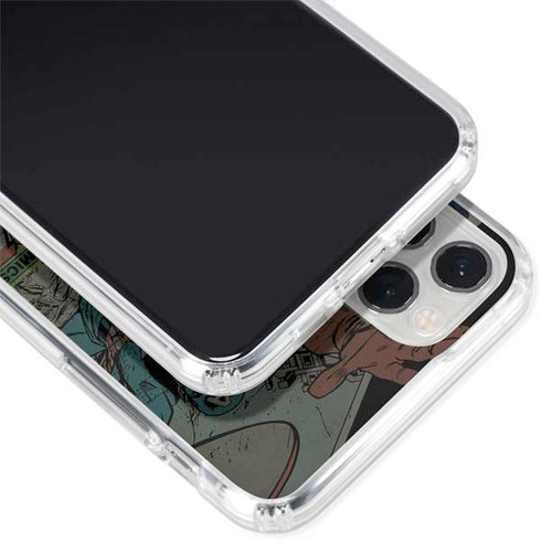 Marvel Classic Comics Captain America Vintage iPhone 11 Pro Clear Case