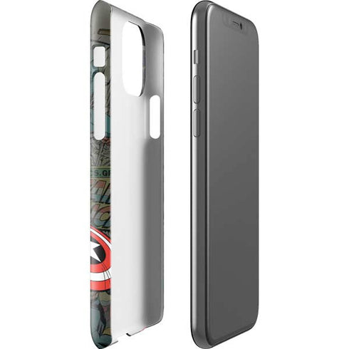 Marvel Classic Comics Captain America Vintage iPhone 11 Pro Lite Case