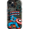 Marvel Classic Comics Captain America Vintage iPhone 14 Plus Impact Case