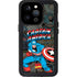 Marvel Classic Comics Captain America Vintage iPhone 14 Pro Waterproof Case
