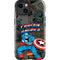 Marvel Classic Comics Captain America Vintage iPhone 15 Impact Case