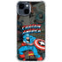 Marvel Classic Comics Captain America Vintage iPhone 15 Plus Clear Case
