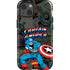 Marvel Classic Comics Captain America Vintage iPhone 15 Plus Impact Case