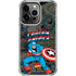 Marvel Classic Comics Captain America Vintage iPhone 15 Pro Max Clear Case
