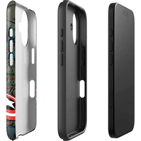 Marvel Classic Comics Captain America Vintage iPhone 16 Impact Case