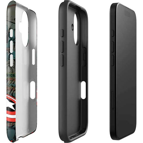 Marvel Classic Comics Captain America Vintage iPhone 16 Plus Impact Case