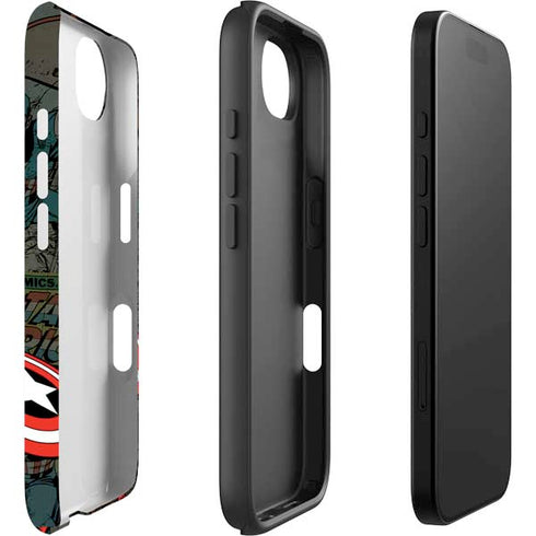 Marvel Classic Comics Captain America Vintage iPhone 16e Impact Case