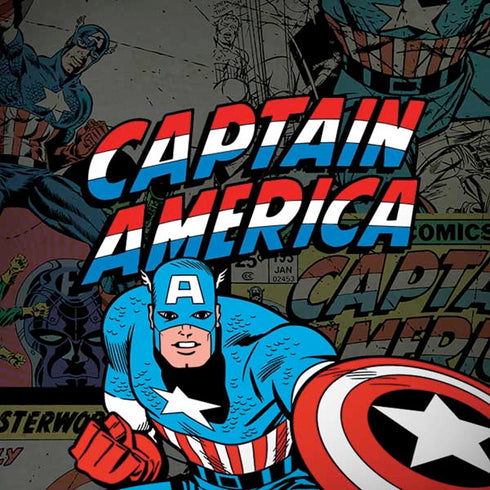 Marvel Classic Comics Captain America Vintage iPhone X Skin