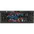 Marvel Classic Comics Captain America Vintage K95 RGB PLATINUM Mechanical Gaming Keyboard Skin